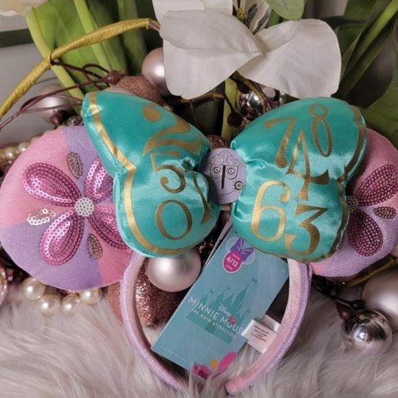Ears Minnie Mouse The Main Attraction It's Small World Headband Disney Limited - Picture 1 of 6